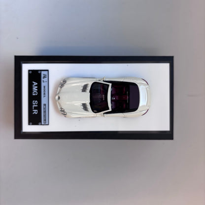 [Premium Resin Model] JG 1:64 SLR Roadster Convertible White in Premium Box Packaging