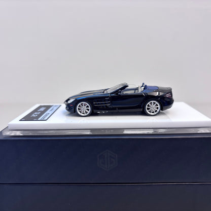 [Premium Resin Model] JG 1:64 SLR Roadster Convertible Black in Premium Box Packaging