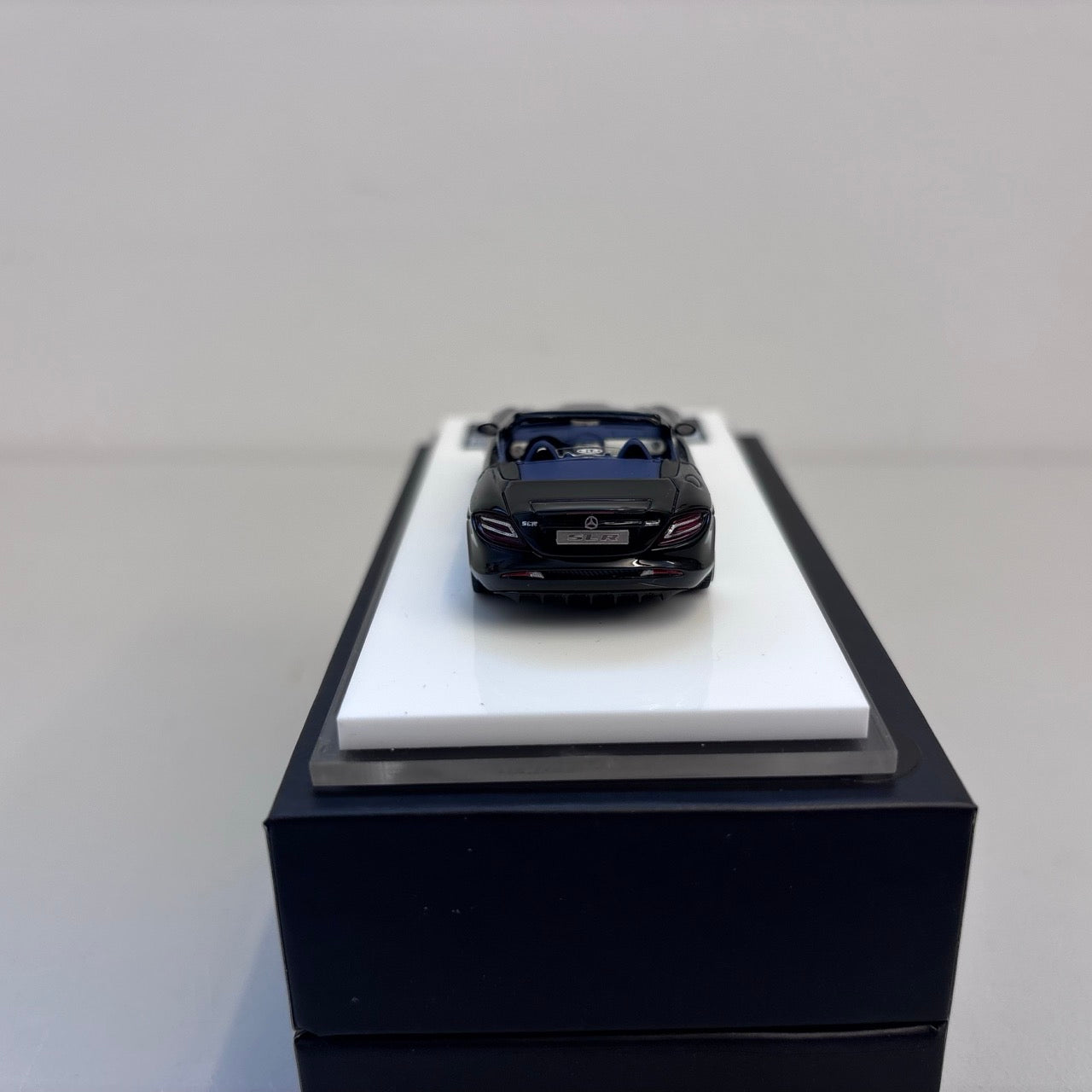 [Premium Resin Model] JG 1:64 SLR Roadster Convertible Black in Premium Box Packaging