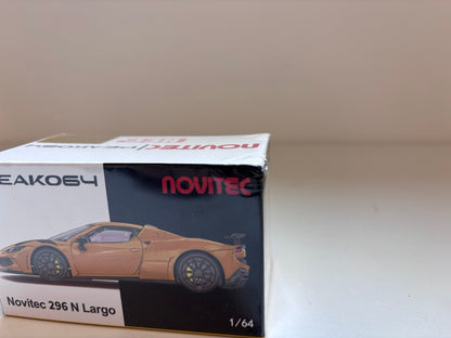 Peako 1:64 296 N Largo Novitec Custom Yellow Hobby Expo China 2026 Limited Edition (Minor dent on the box corner please refer to pictures)