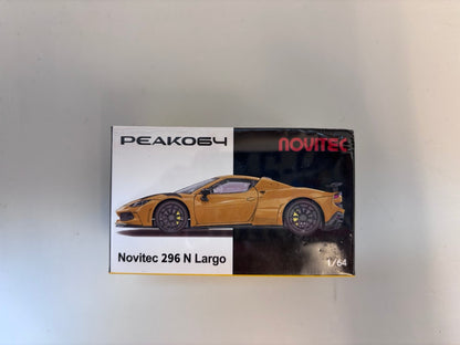 Peako 1:64 296 N Largo Novitec Custom Yellow Hobby Expo China 2026 Limited Edition (Minor dent on the box corner please refer to pictures)