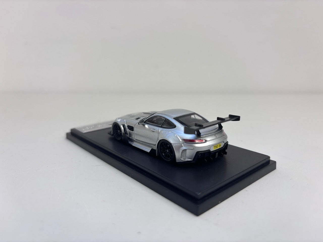 BSC X Rhino Model 1:64 AMG GTS MK1 C190 Carbonerre Wide Body Custom Silver