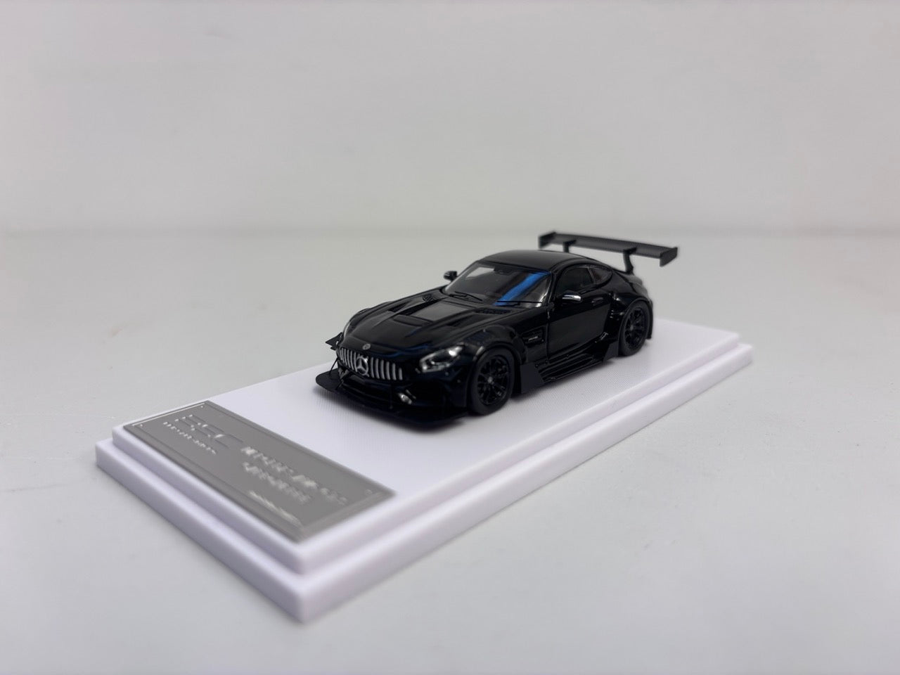 BSC X Rhino Model 1:64 AMG GTS MK1 C190 Carbonerre Wide Body Custom Black