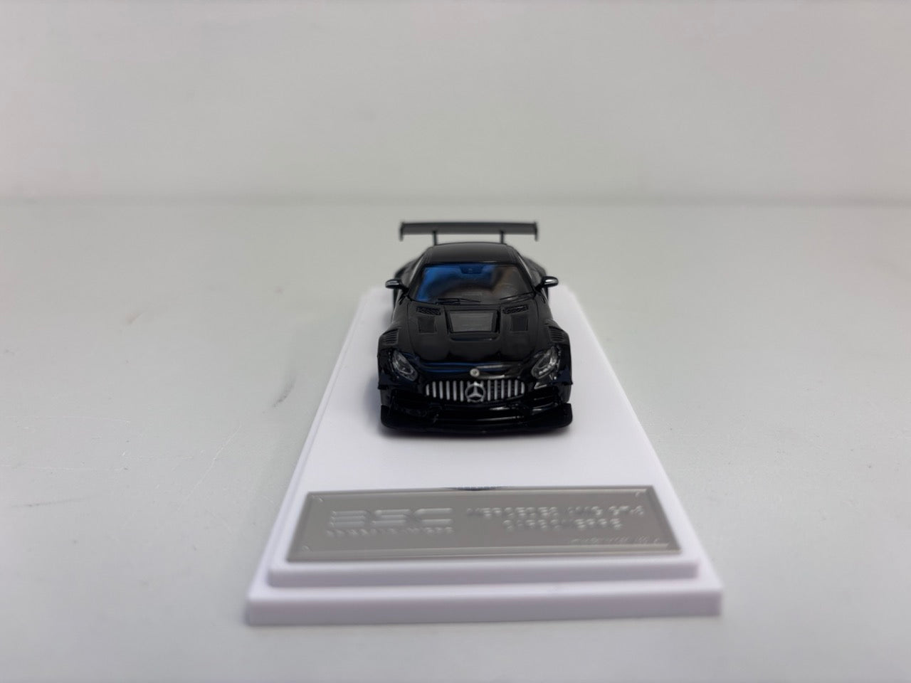 BSC X Rhino Model 1:64 AMG GTS MK1 C190 Carbonerre Wide Body Custom Black