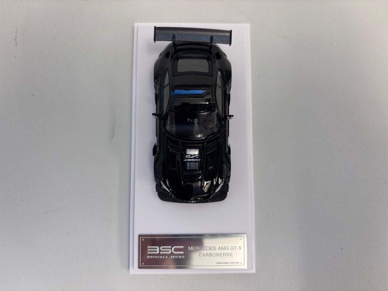 BSC X Rhino Model 1:64 AMG GTS MK1 C190 Carbonerre Wide Body Custom Black