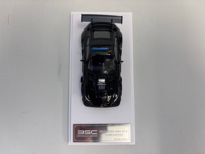 BSC X Rhino Model 1:64 AMG GTS MK1 C190 Carbonerre Wide Body Custom Black