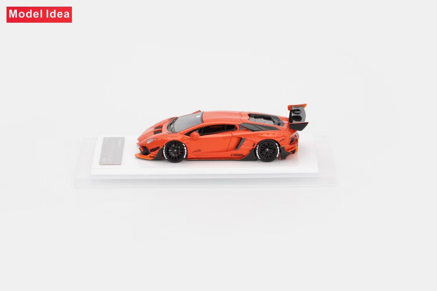 [Premium Resin Model] Model Idea 1:64 Lamborghini Aventador LP700-4 LWBK Liberty Walk 2.0 Wide Body Custom Arancio Apodis Orange