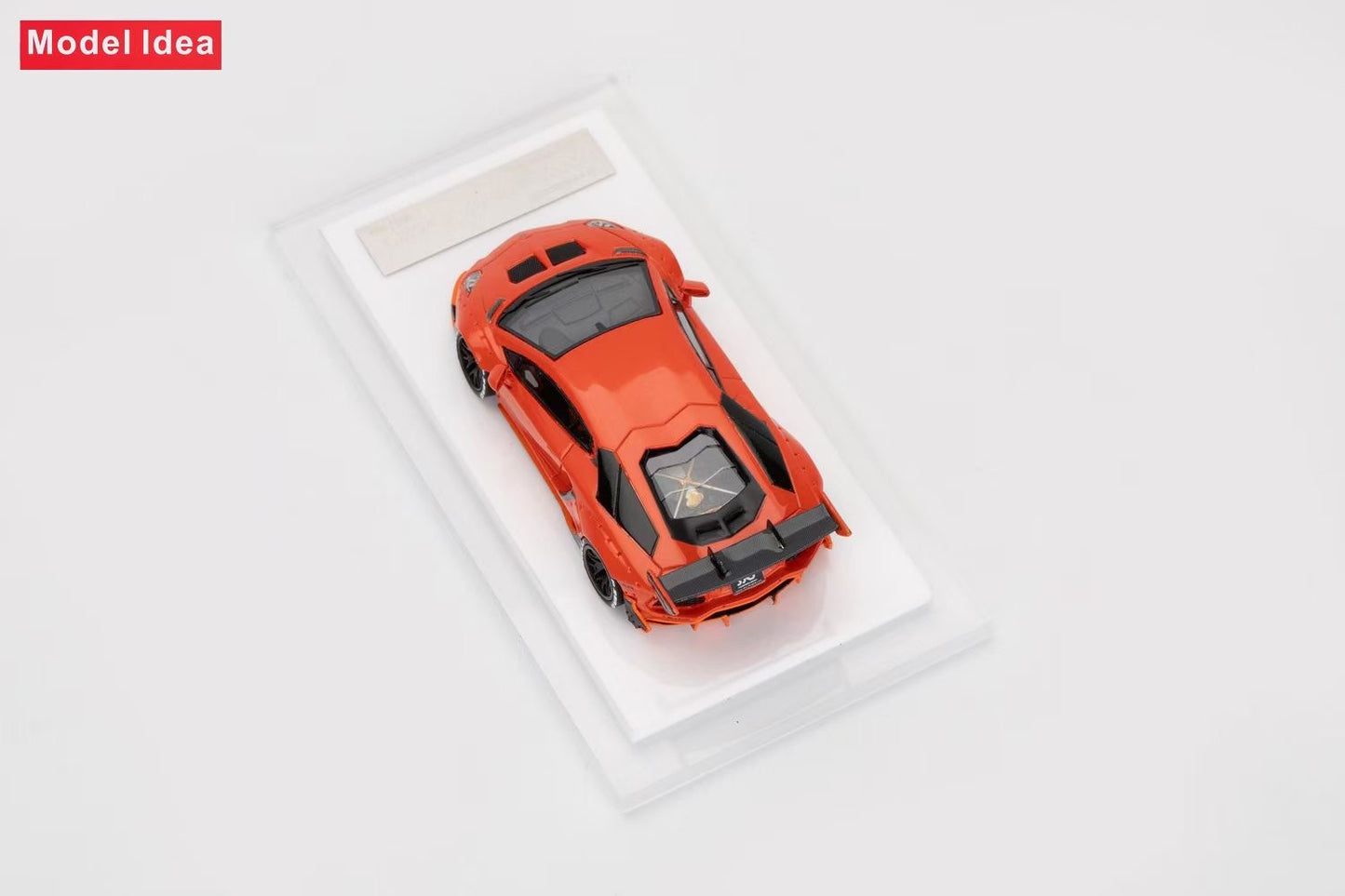 [Premium Resin Model] Model Idea 1:64 Lamborghini Aventador LP700-4 LWBK Liberty Walk 2.0 Wide Body Custom Arancio Apodis Orange