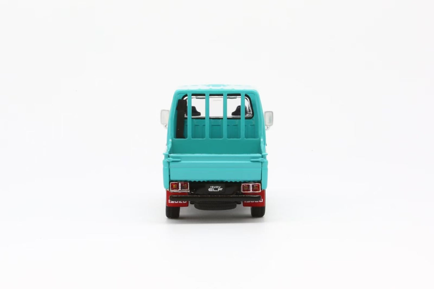 Model One 1:64 Isuzu ELF Double Cab Pick-Up Truck RHD Openable Tailgate Custom Tiffany Blue