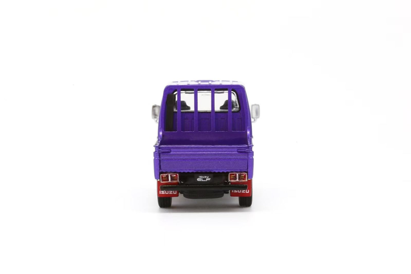 Model One 1:64 Isuzu ELF Single Cab Pick-Up Truck RHD Openable Tailgate Custom Purple