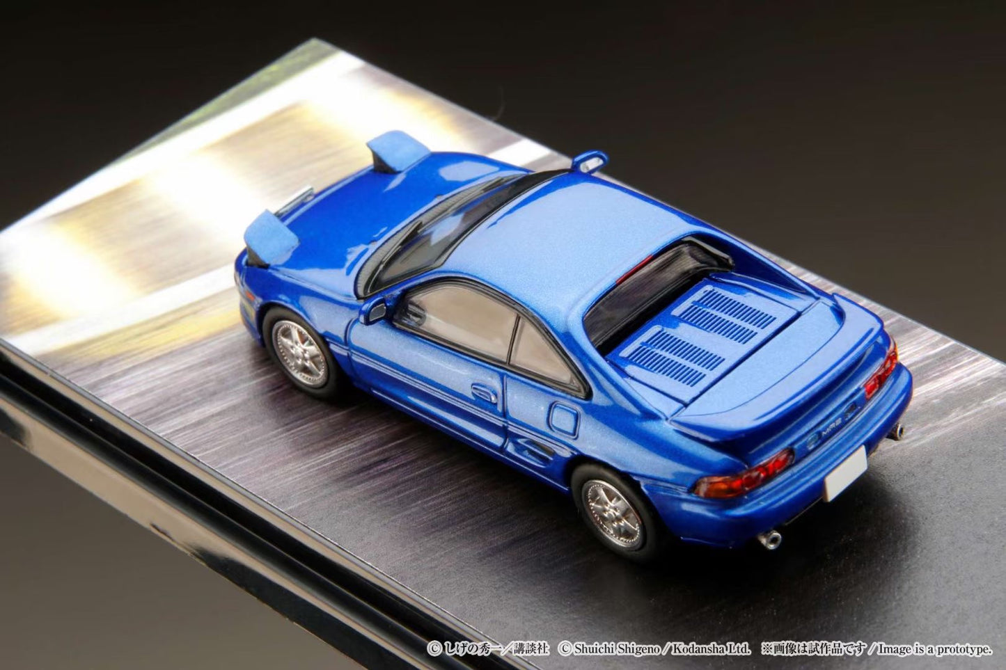 Hobby Japan 1:64 Toyota MR2 SW20 G-Limited Folding Headlight Initial D Official Licensed Kai Kogashiwa VS Takumi Fujiwara with Kai Kogashiwa Figure Driving In The Car