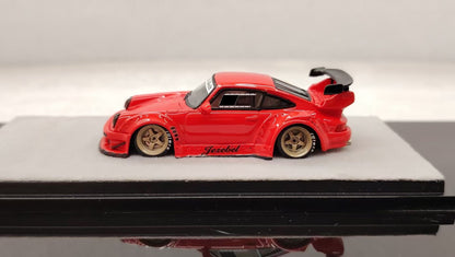 [Premium Resin Model] Qidian Model 1:64 Porsche RWB 930 GT Wing Red Jezebel