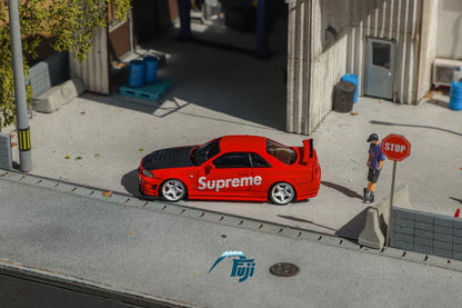 Fuji 1:64 Nissan Skyline GT-R R34 Nismo Z-Tune Supreme Red Limited 699 Pieces