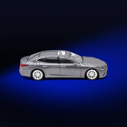 Enchery 1:64 Lexus LS500h Sedan Official Licensed Metallic Grey Paper Box Packaging