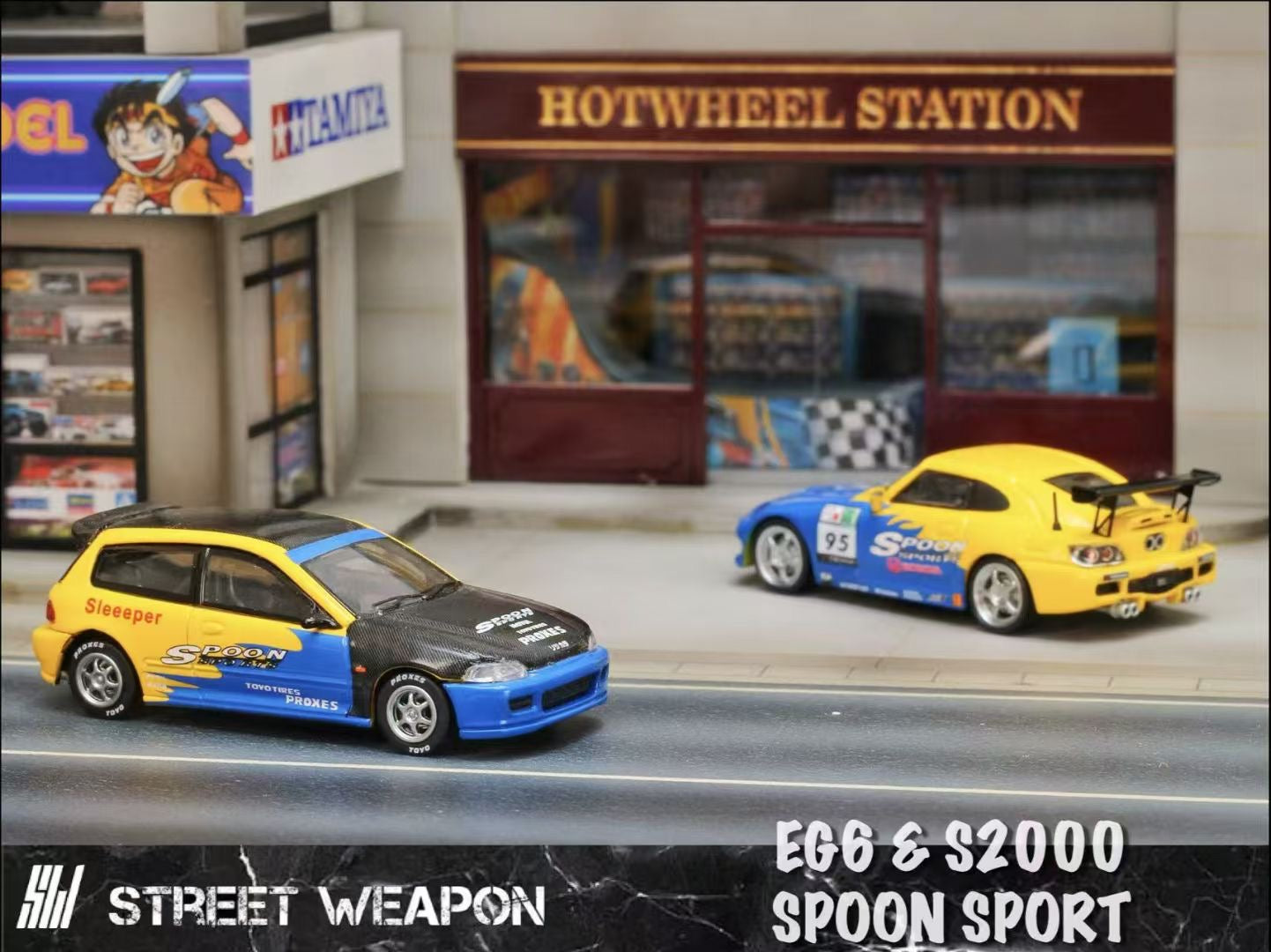 Street Weapon 1:64 Honda S2000 Spoon Custom Edition