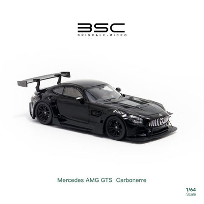 BSC X Rhino Model 1:64 Mercedes Benz AMG GTS MK1 C190 Carbonerre Wide Body Custom Black