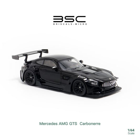 BSC X Rhino Model 1:64 Mercedes Benz AMG GTS MK1 C190 Carbonerre Wide Body Custom Black