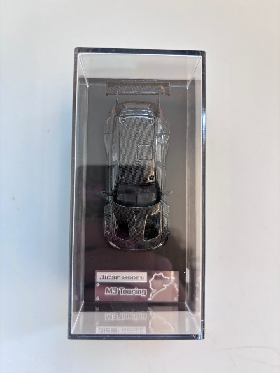 JICAR 1:64 M3 G81 Wagon Touring 24h Nurburgring Full Carbon Black in Premium Box Packaging