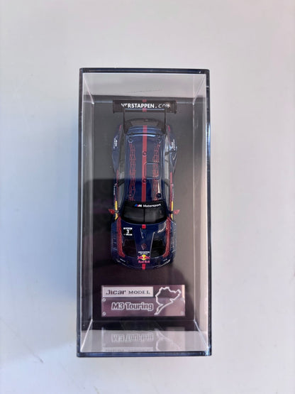 JICAR 1:64 M3 G81 Wagon Touring 24h Nurburgring Matt Blue Red Bull in Premium Box Packaging