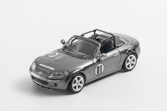DCT 1:64 Mazda MX-5 MX5 NC Track Version RHD Grey Mazda Official Licensed