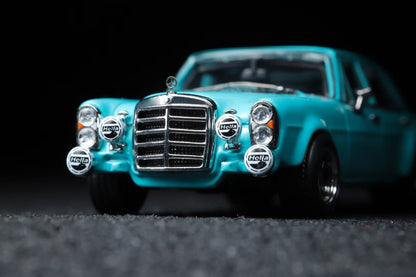 Liberty64 1/64 Mercedes Benz 300 SEL 6.8 AMG W109 Blue Limited 500 Pieces