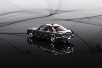 Mortal 1:64 Nissan Skyline GT-R ER34 25GTT GT-T Turbo Japanese Police Grey Limited 699 Pieces
