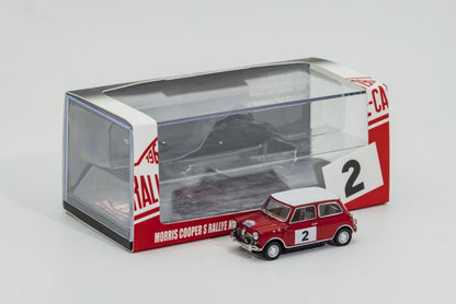 GCD 1:64 Mini Morris MK1 Mini Cooper S Rallye Automobile Monte-Carlo #2 1966 (Morris Mini Official Licensed)