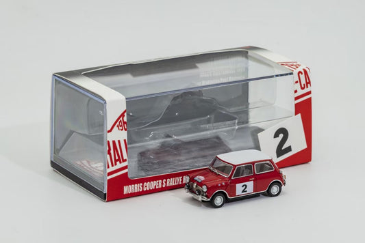 GCD 1:64 Mini Morris MK1 Mini Cooper S Rallye Automobile Monte-Carlo #2 1966 (Morris Mini Official Licensed)