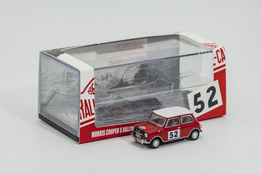 GCD 1:64 Mini Morris MK1 Mini Cooper S Rallye Automobile Monte-Carlo #52 1965 Winner (Morris Mini Official Licensed)
