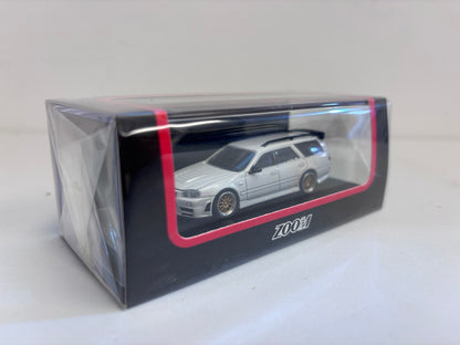 [CHASE CAR VERSION] Zoom 1/64 Stagea Skyline GT-R R34 WC34 260RS Wagon Openable Engine Bonnet - White