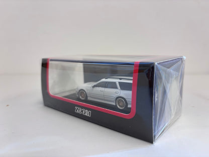 [CHASE CAR VERSION] Zoom 1/64 Stagea Skyline GT-R R34 WC34 260RS Wagon Openable Engine Bonnet - White