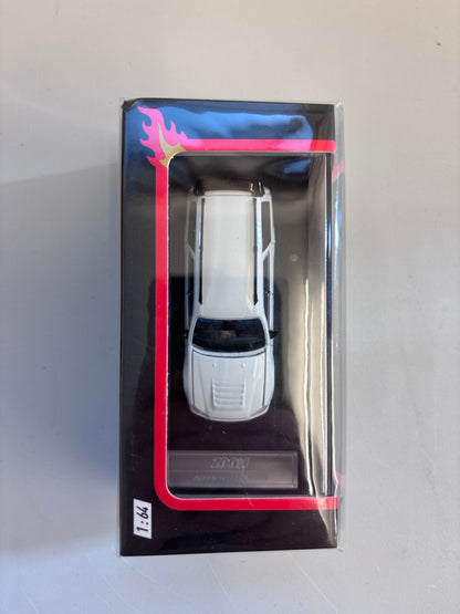 [CHASE CAR VERSION] Zoom 1/64 Stagea Skyline GT-R R34 WC34 260RS Wagon Openable Engine Bonnet - White