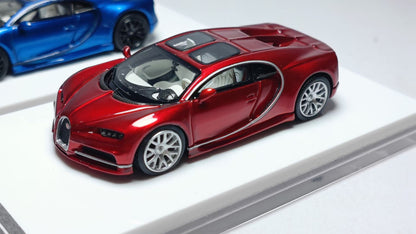 [Premium Resin Model] Scale Mini 1:64 Bugatti Chiron Metallic Red Limited to 499 Pieces