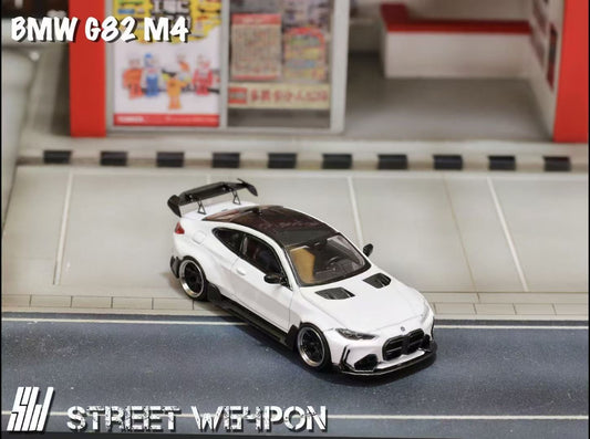 Street Weapon 1:64 BMW M4 G82 Adro Body Kit Custom White
