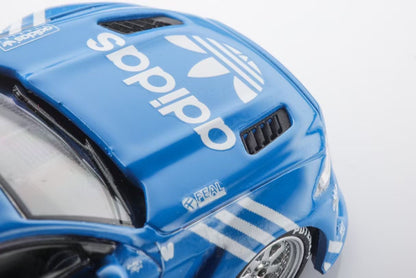 Liberty64 1/64 Ford Mustang MK6 Wide Body Low Stance Custom Adidas Edition