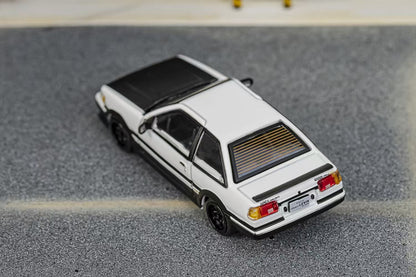 DCT 1:64 Toyota Corolla AE86 Levin White Black Hood Toyota Official Licensed