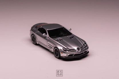 [Premium Resin Model] Car Lounge 1:64 Mercedes-Benz SLR McLaren 722 Edition Grey Premium Box Packaging Limited 399 Pieces