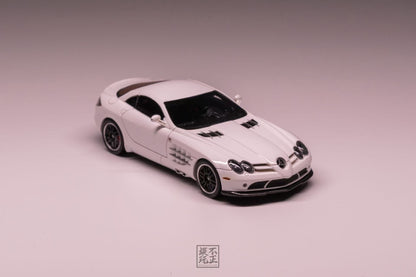 [Premium Resin Model] Car Lounge 1:64 Mercedes-Benz SLR McLaren 722 Edition White Premium Box Packaging Limited 399 Pieces