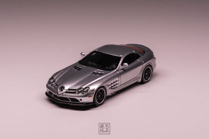 [Premium Resin Model] Car Lounge 1:64 Mercedes-Benz SLR McLaren 722 Edition Grey Premium Box Packaging Limited 399 Pieces
