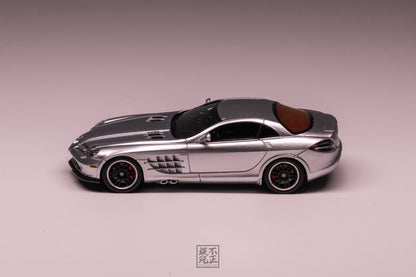 [Premium Resin Model] Car Lounge 1:64 Mercedes-Benz SLR McLaren 722 Edition Grey Premium Box Packaging Limited 399 Pieces