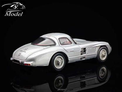 YS Model 1:64 Mercedes Benz SL Class MK1 300SLR W196S 1955 Uhlenhaut Coupe Openable Front Engine Hood and Gull Wing Doors