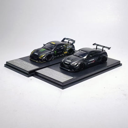 Model Collect 1:64 Nissan GT-R R35 2020 LBWK Silhouette Works GT 35GT-RR 3.0 Monster Energy Edition