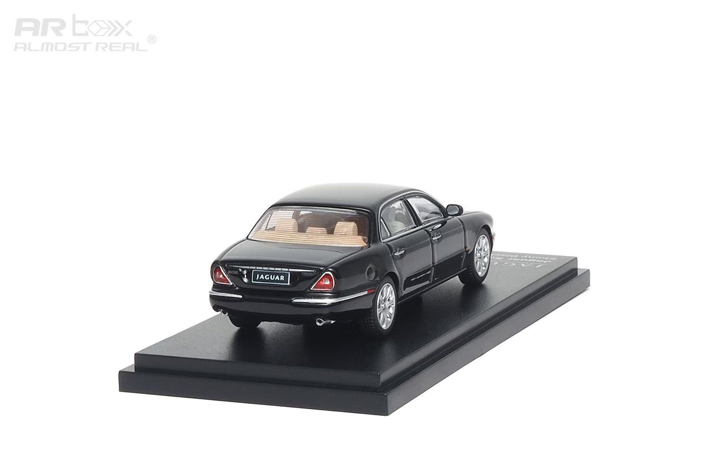 AR Box 1:64 Jaguar XJ350 Ebony Black Jaguar Official Licensed