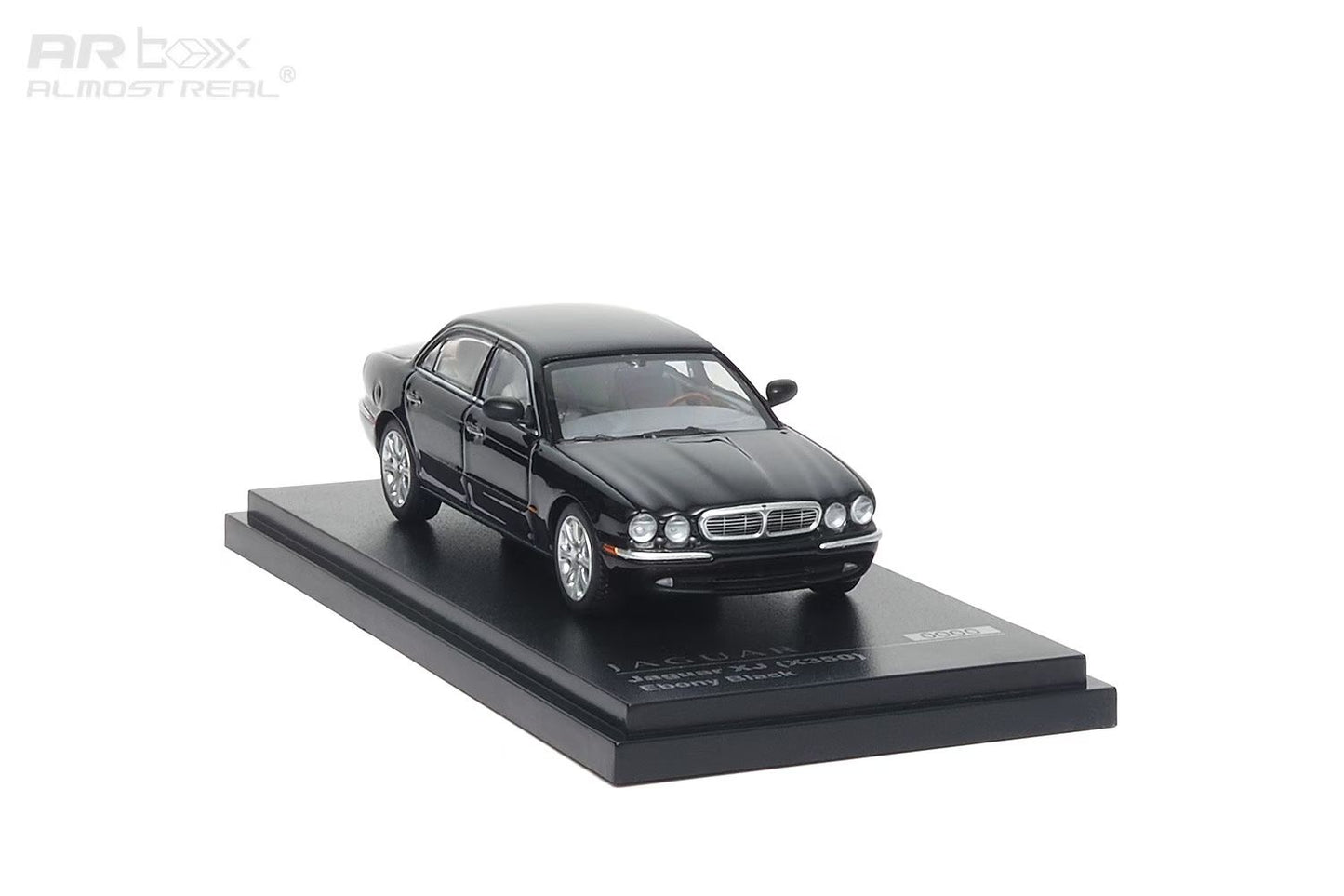 AR Box 1:64 Jaguar XJ350 Ebony Black Jaguar Official Licensed