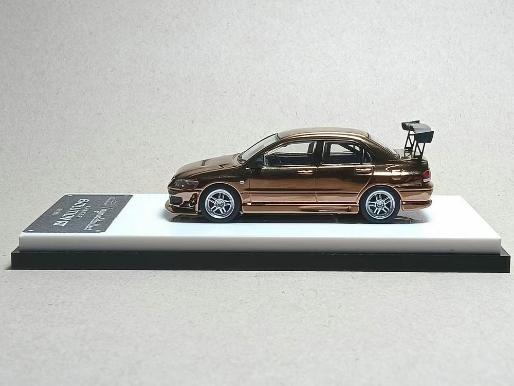Model Collect 1:64 Mitsubishi Lancer Evolution 7 EVO VII Chrome Copper
