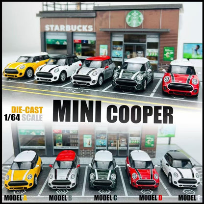 Stance Hunters 1/64 Mini Cooper F56 JCW John Cooper Works Yellow