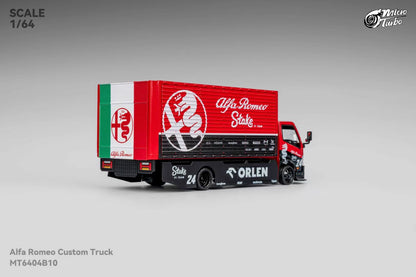 Micro Turbo 1:64 Hino 300 Series MK2 Custom Extendable Gull Wing Truck Alfa Romeo Custom Truck