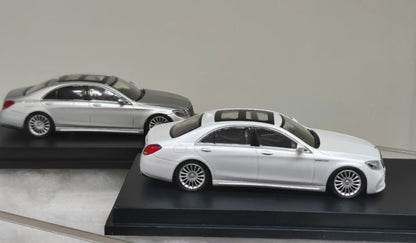 MJ Model 1:64 Mercedes Benz S-Class S65 AMG W222 Pearl White