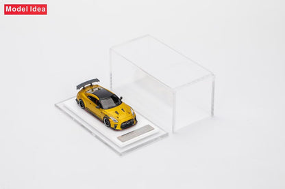 [Premium Resin Model] Model Idea 1:64 Nissan Skyline GT-R R35 Top Secret Gold Limited to 299 Pieces