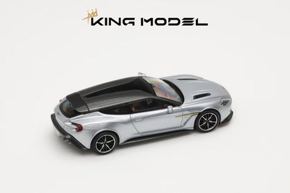 King Model 1:64 Aston Martin Vanquish Zagato Shooting Brake Silver Limited 999 Pieces